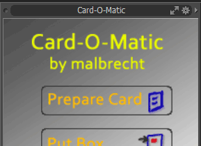 Card-O-Matic KIT for modo