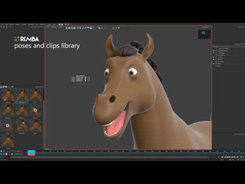 3Dアニメーションソフトウェア「Rumba」