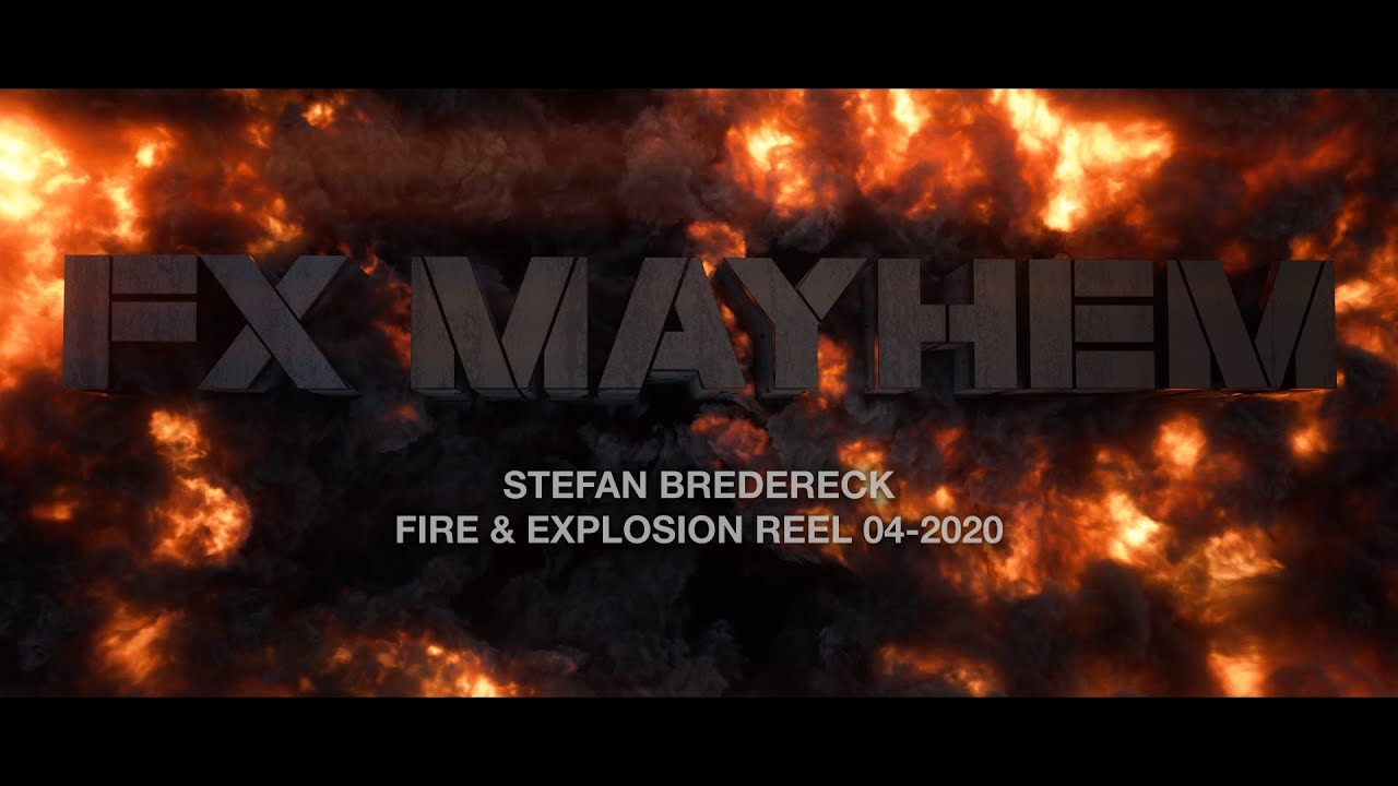 Stefan Bredereck - Fire & Smoke VFX Reel 2020