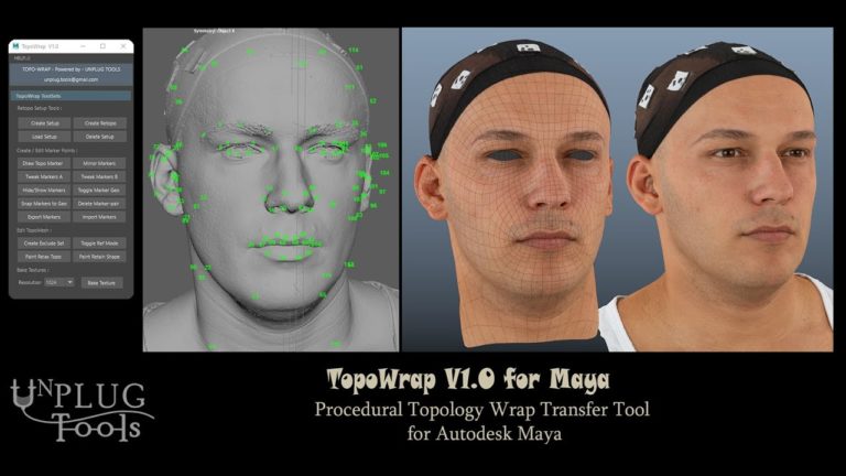 TopoWrap V1.0 for Maya