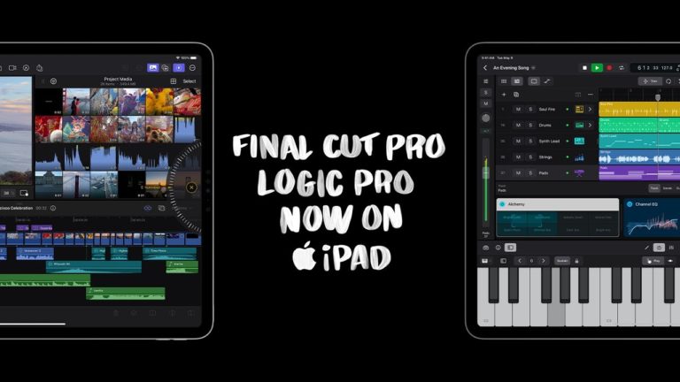 AppleがiPad用の Final Cut Pro と Logic Pro を発表