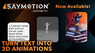 テキストから3Dアニメーションを作成「SayMotion」
