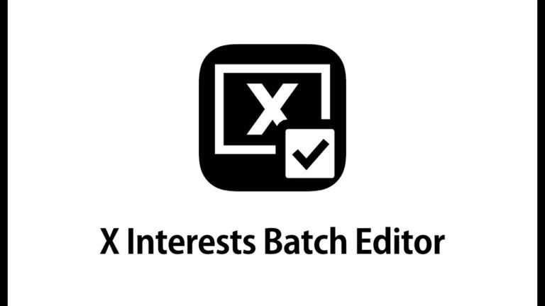 Chrome拡張機能「X Interests Batch Editor」